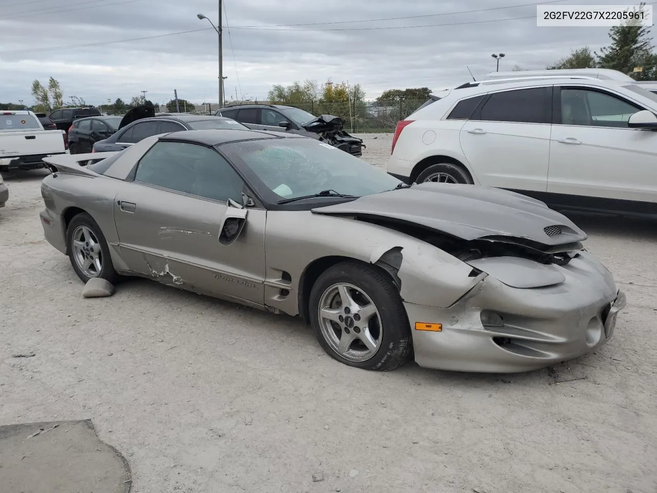 1999 Pontiac Firebird Formula VIN: 2G2FV22G7X2205961 Lot: 75607124