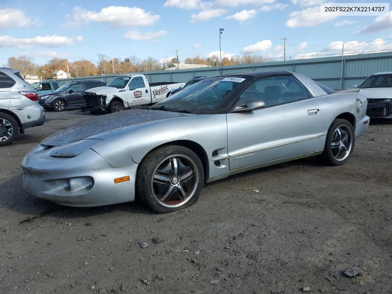 1999 Pontiac Firebird VIN: 2G2FS22K7X2214737 Lot: 77784414