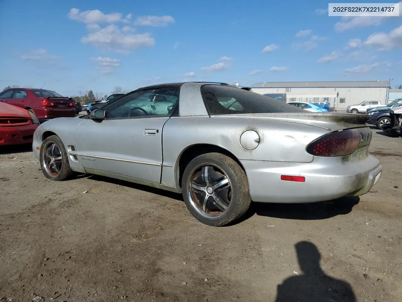 1999 Pontiac Firebird VIN: 2G2FS22K7X2214737 Lot: 77784414