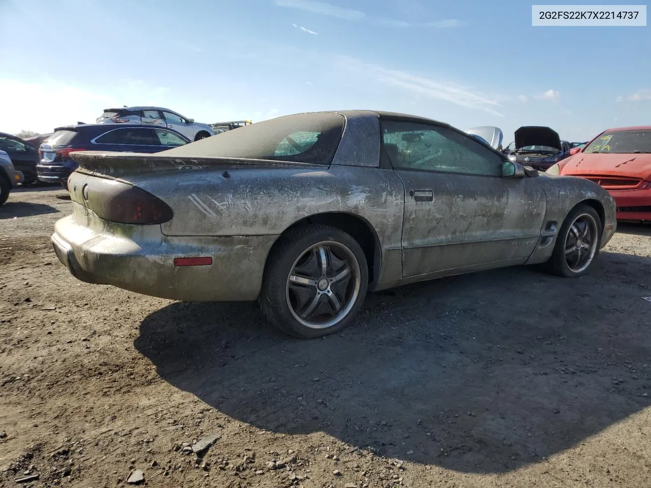 1999 Pontiac Firebird VIN: 2G2FS22K7X2214737 Lot: 77784414