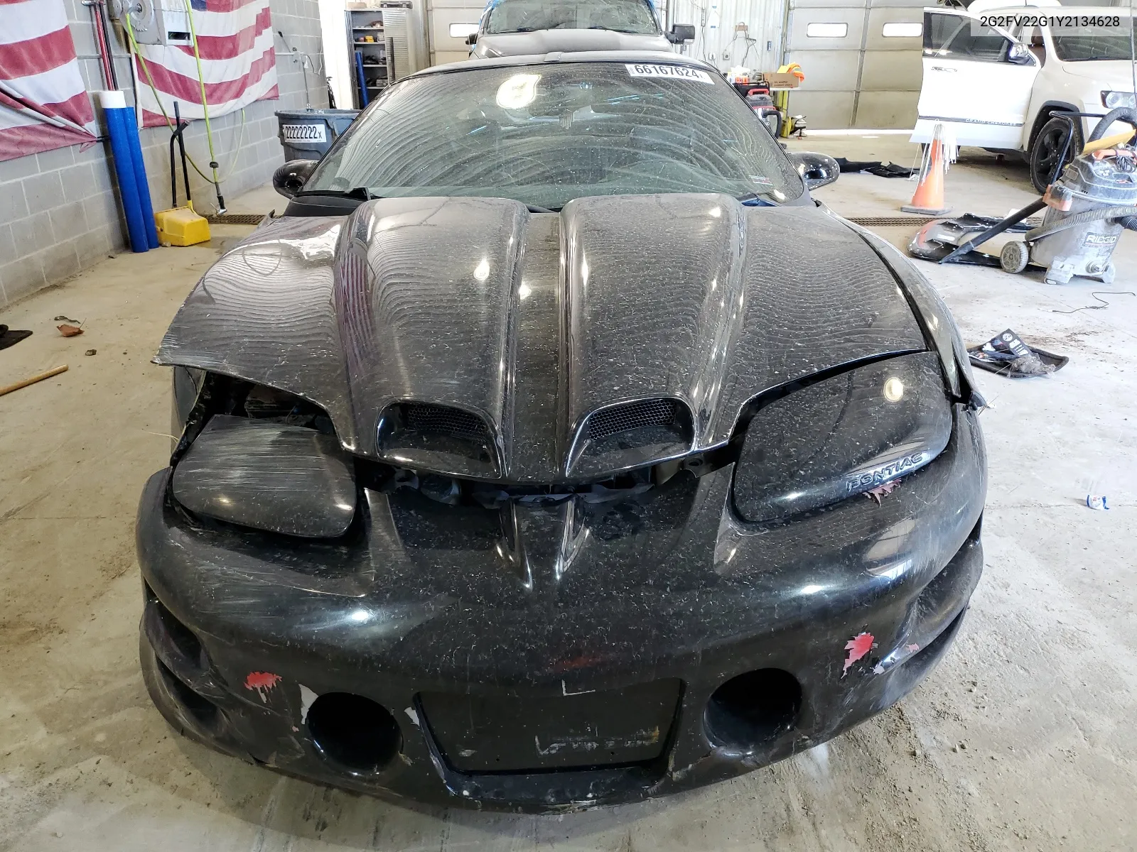 2000 Pontiac Firebird Formula VIN: 2G2FV22G1Y2134628 Lot: 66167624