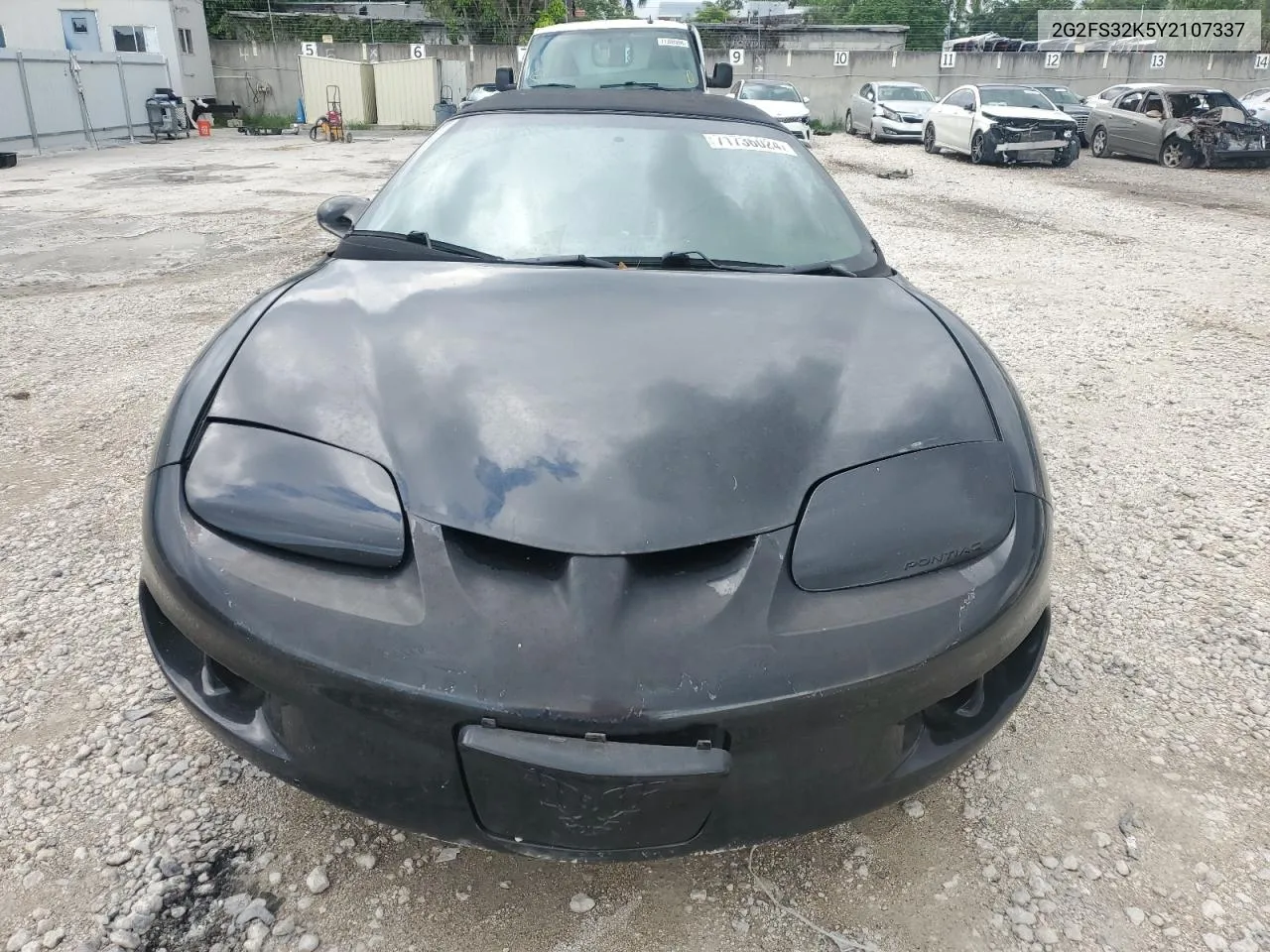 2000 Pontiac Firebird VIN: 2G2FS32K5Y2107337 Lot: 71736024