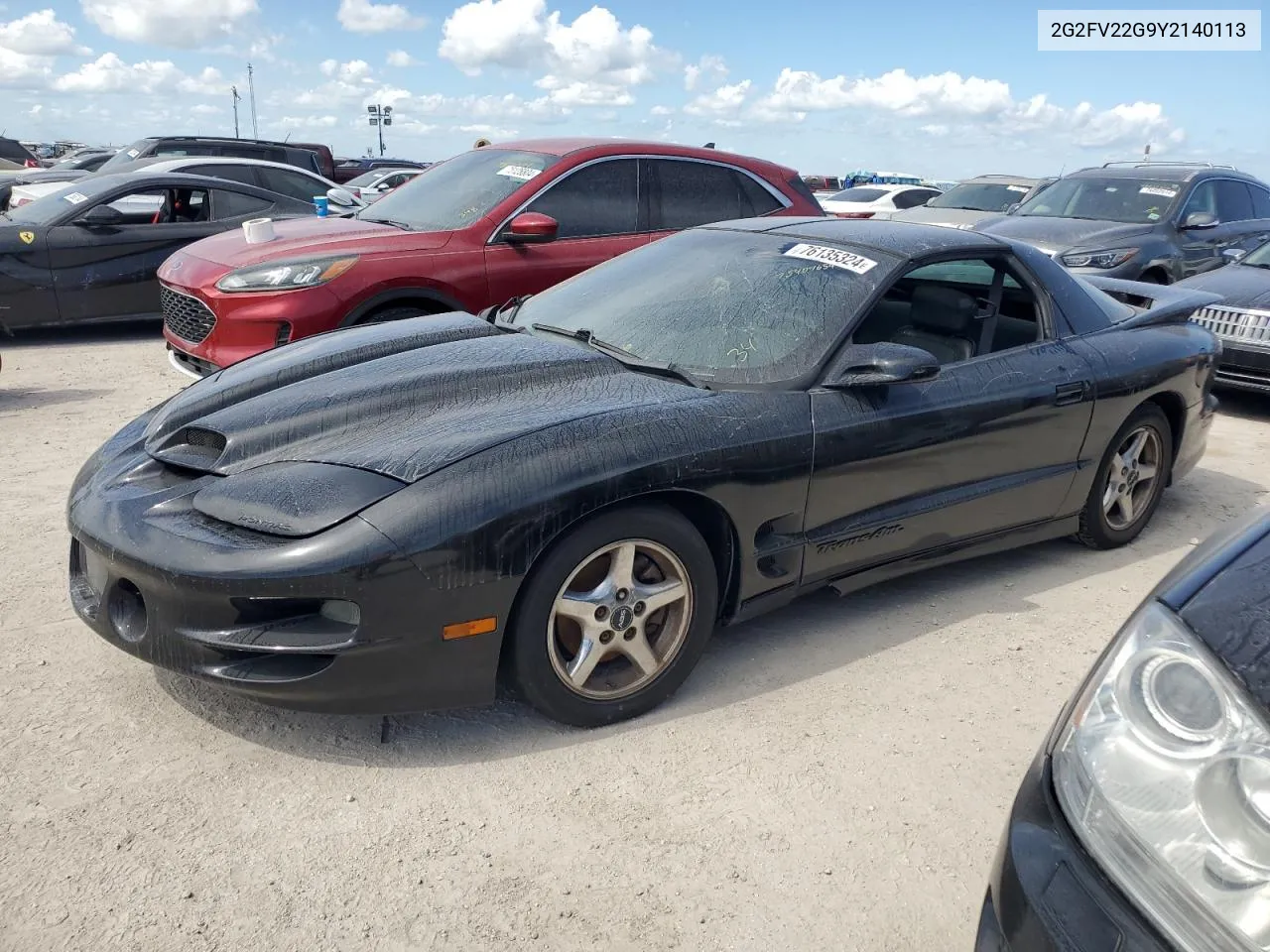 2000 Pontiac Firebird Formula VIN: 2G2FV22G9Y2140113 Lot: 76135324