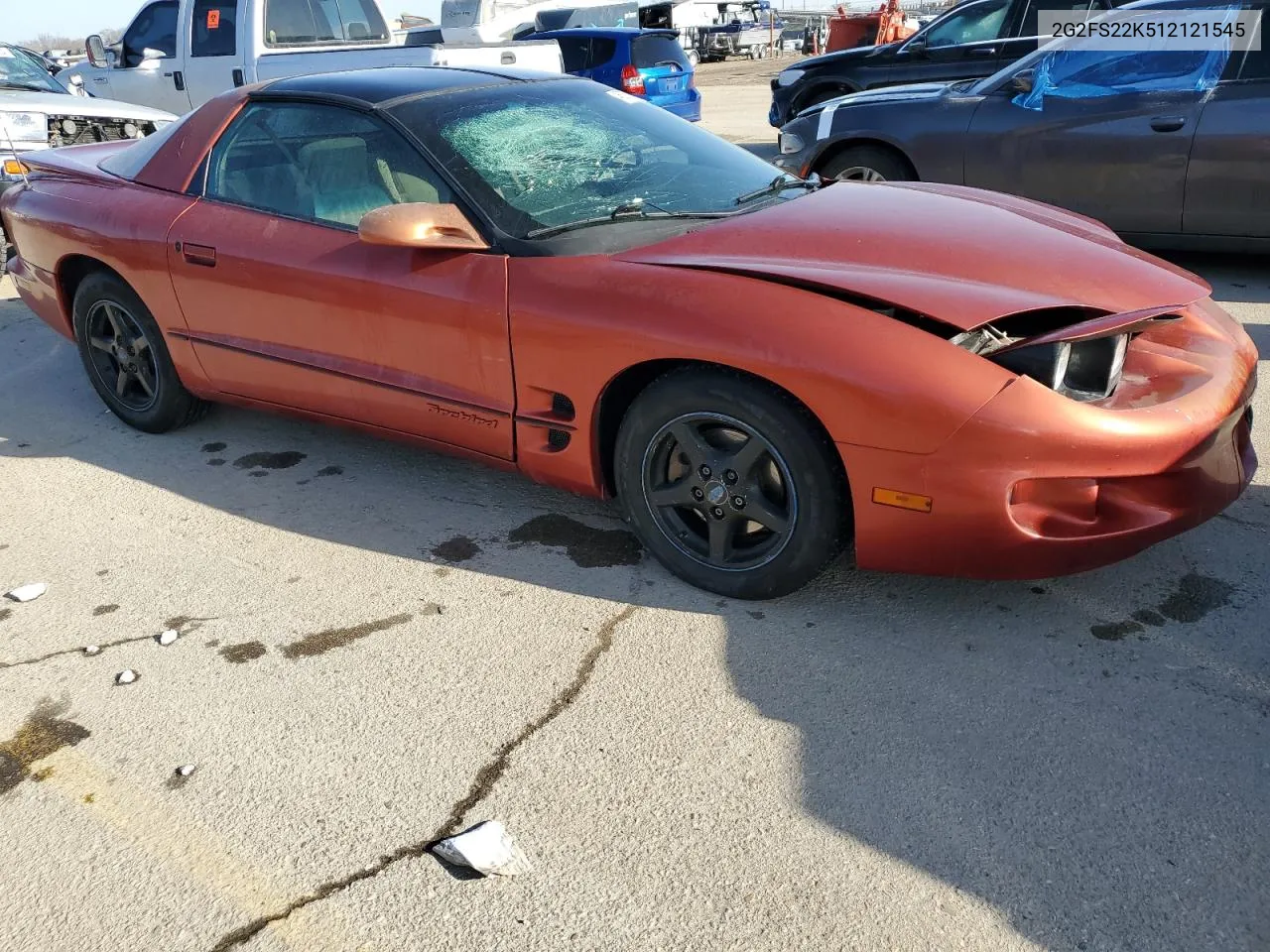 2001 Pontiac Firebird VIN: 2G2FS22K512121545 Lot: 46057044