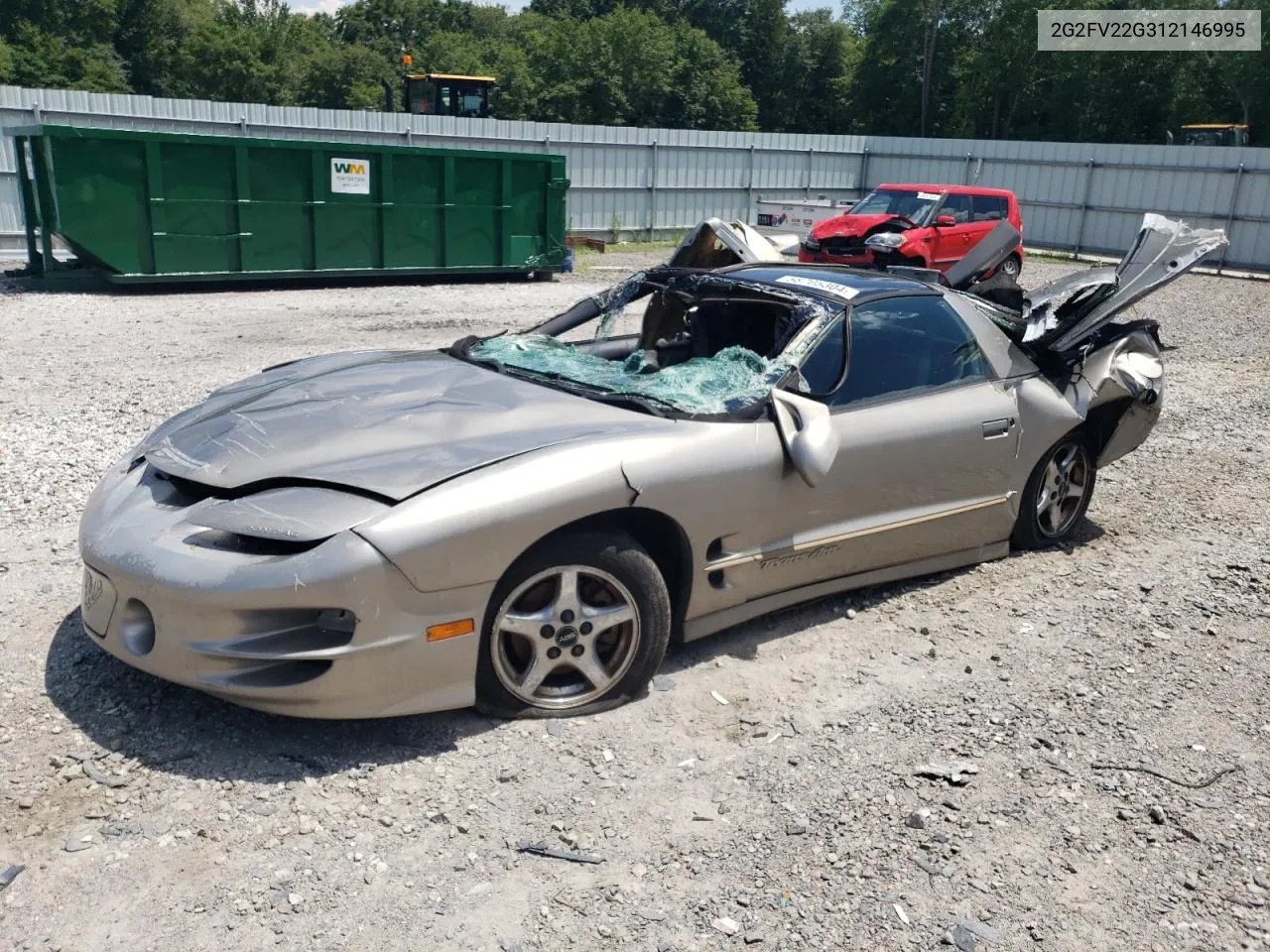 2001 Pontiac Firebird Formula VIN: 2G2FV22G312146995 Lot: 58705304