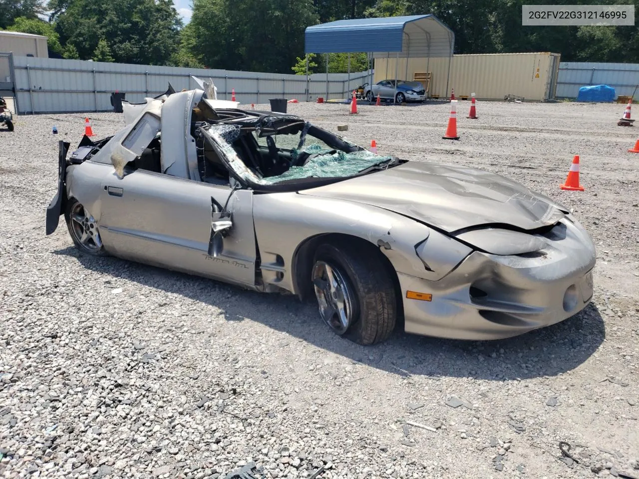 2001 Pontiac Firebird Formula VIN: 2G2FV22G312146995 Lot: 58705304