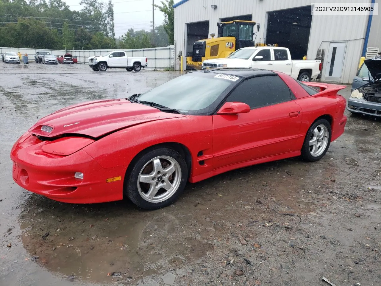 2001 Pontiac Firebird Formula VIN: 2G2FV22G912146905 Lot: 66527164