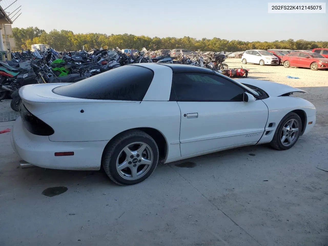 2001 Pontiac Firebird VIN: 2G2FS22K412145075 Lot: 71841594