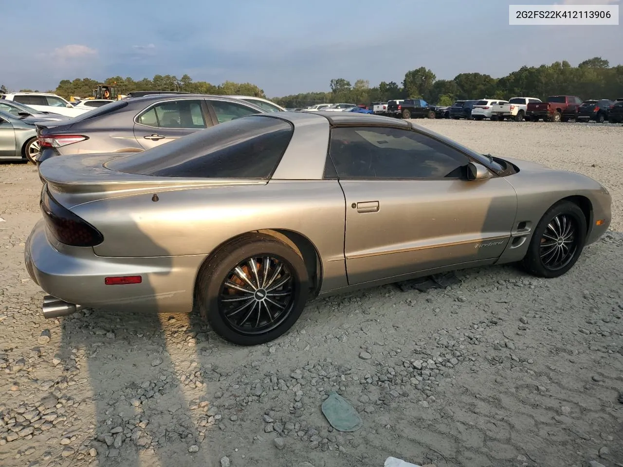 2001 Pontiac Firebird VIN: 2G2FS22K412113906 Lot: 72460364