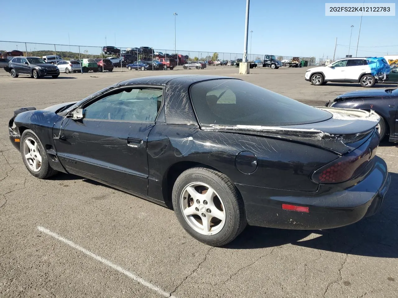 2001 Pontiac Firebird VIN: 2G2FS22K412122783 Lot: 73865114