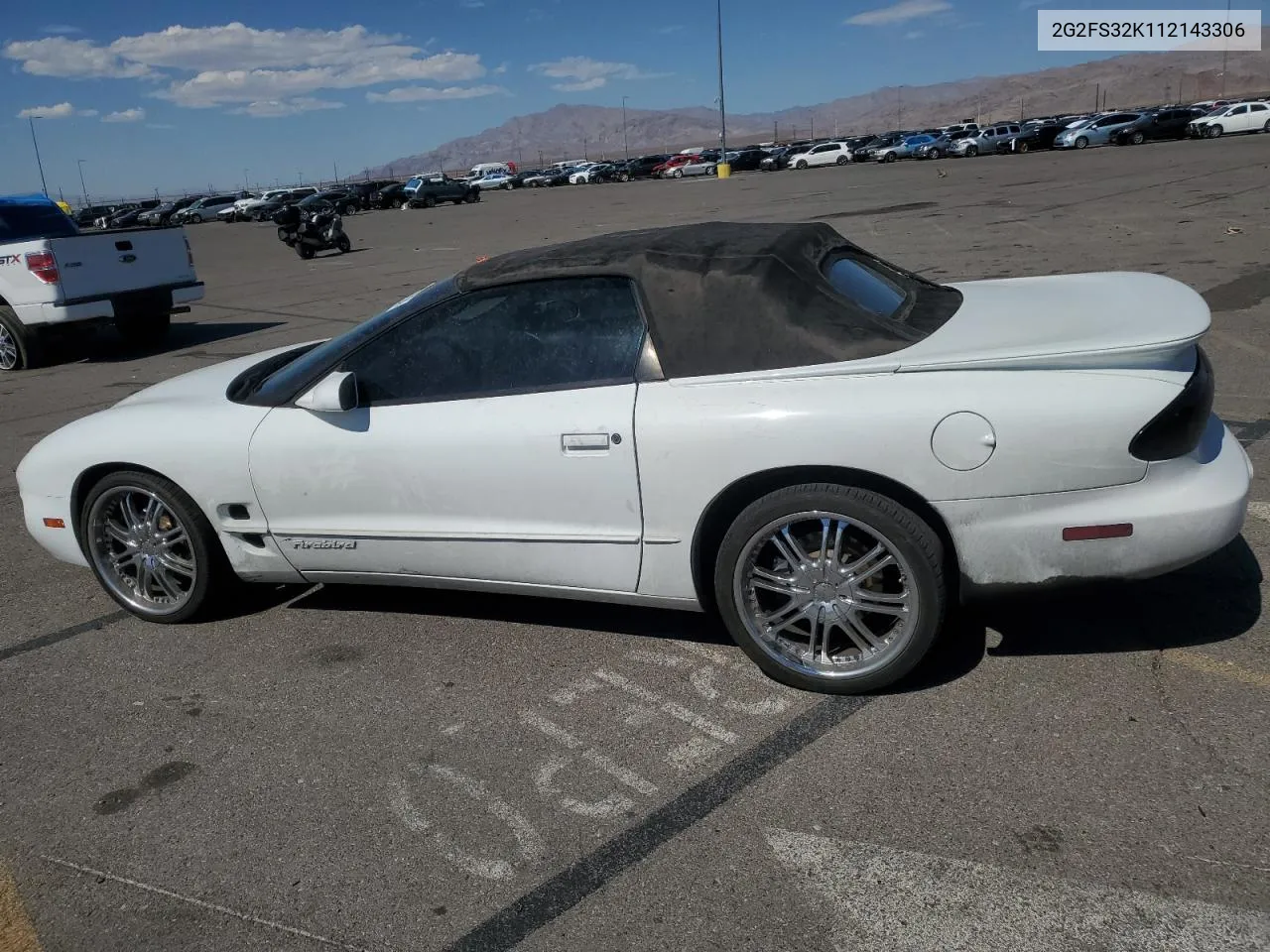 2001 Pontiac Firebird VIN: 2G2FS32K112143306 Lot: 74729194