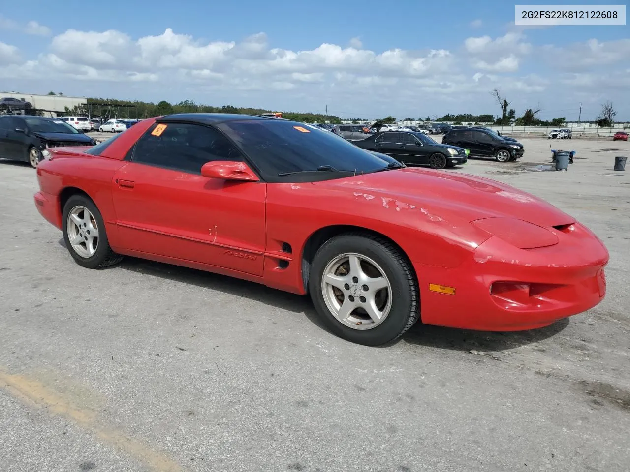 2001 Pontiac Firebird VIN: 2G2FS22K812122608 Lot: 75337064