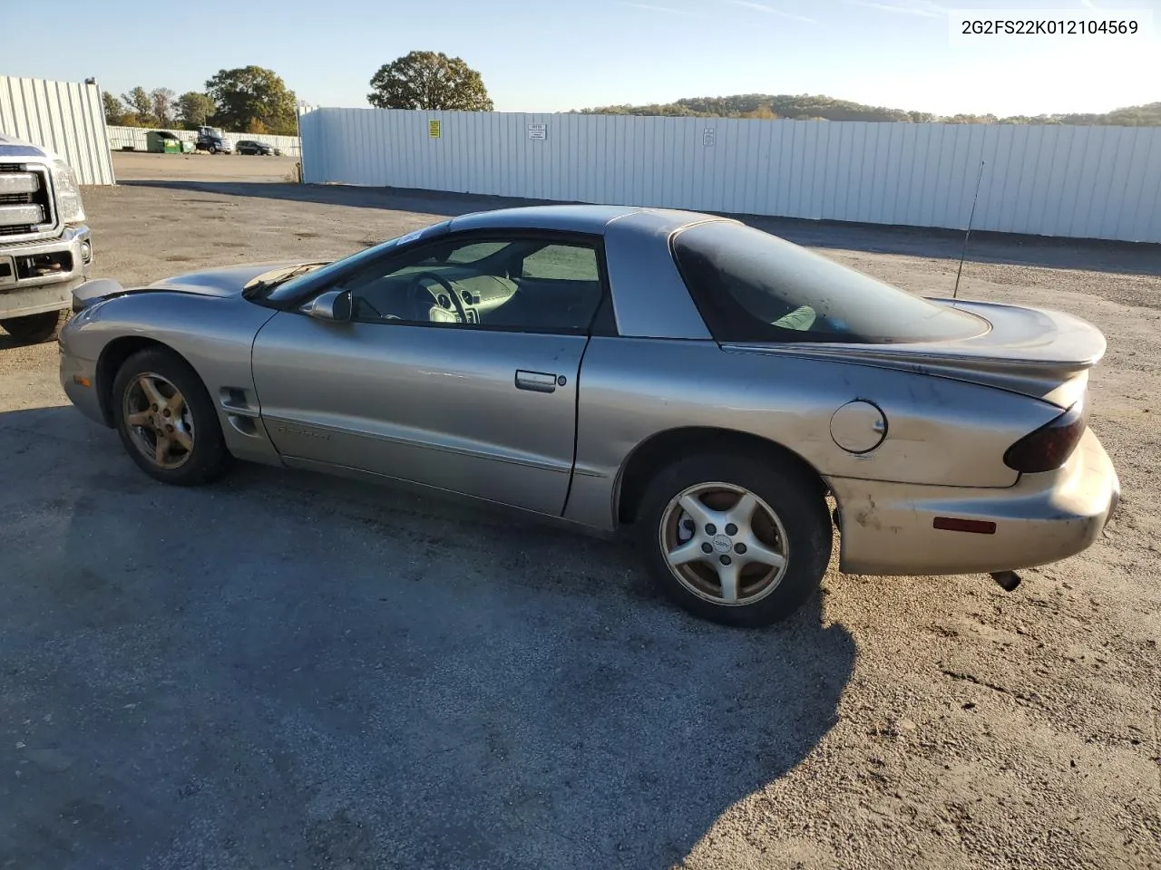 2001 Pontiac Firebird VIN: 2G2FS22K012104569 Lot: 76764224