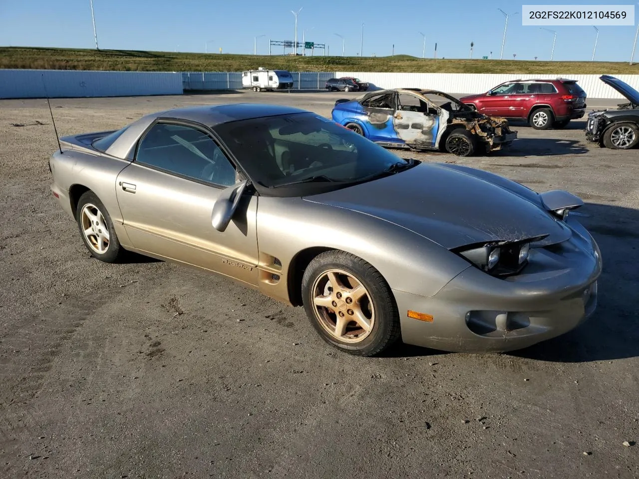 2001 Pontiac Firebird VIN: 2G2FS22K012104569 Lot: 76764224