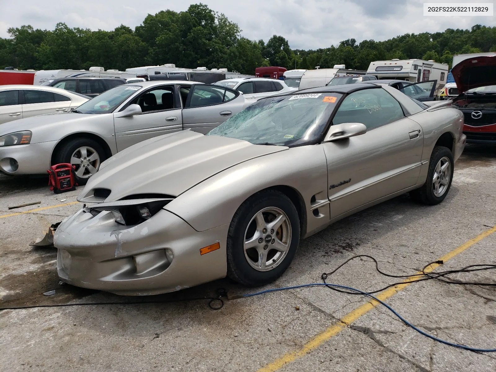 2002 Pontiac Firebird VIN: 2G2FS22K522112829 Lot: 62089244