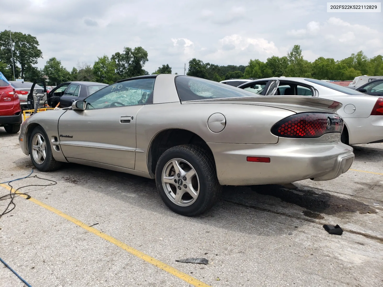 2002 Pontiac Firebird VIN: 2G2FS22K522112829 Lot: 62089244