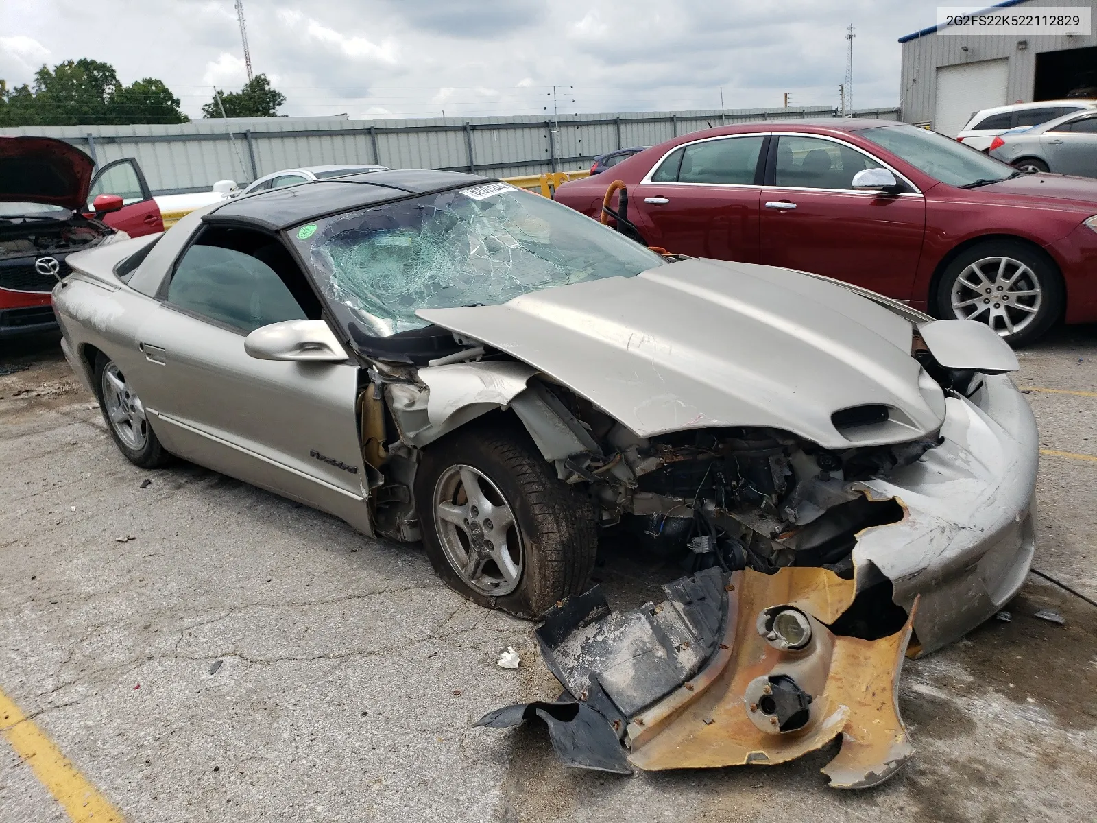 2002 Pontiac Firebird VIN: 2G2FS22K522112829 Lot: 62089244