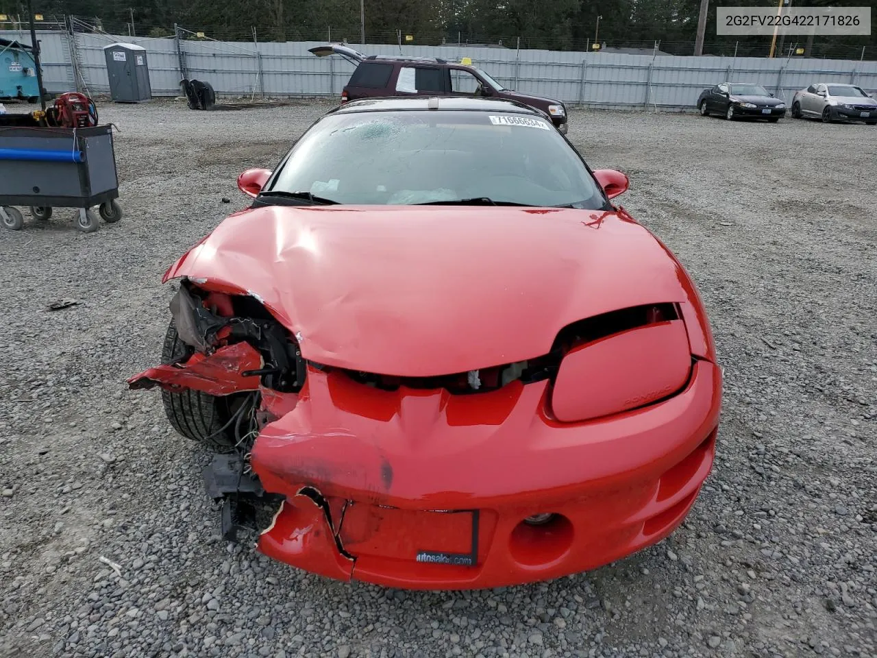 2002 Pontiac Firebird Formula VIN: 2G2FV22G422171826 Lot: 71666634