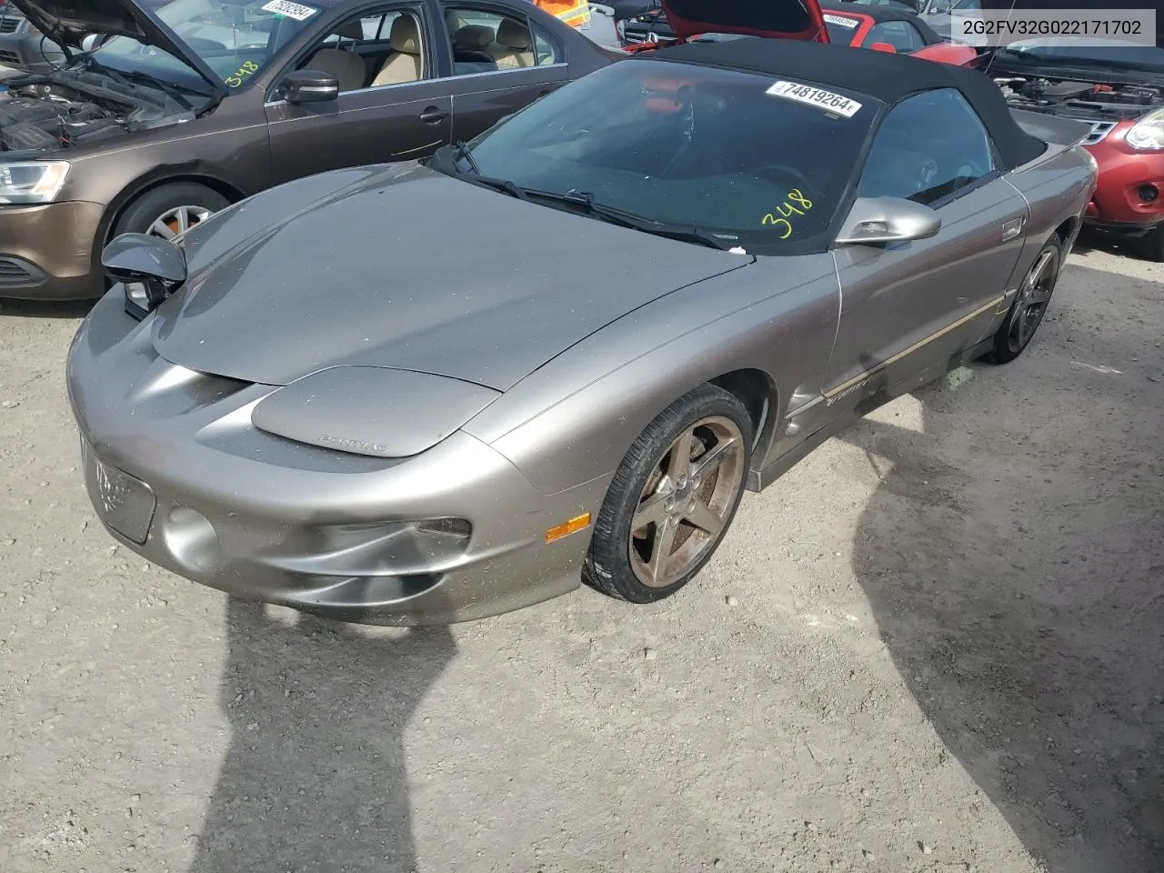 2002 Pontiac Firebird Trans Am VIN: 2G2FV32G022171702 Lot: 74819264