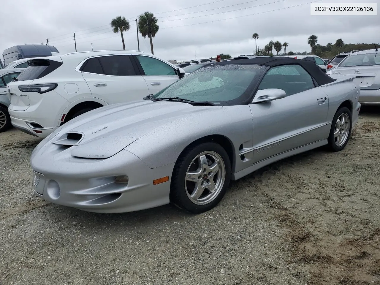 2002 Pontiac Firebird Trans Am VIN: 2G2FV32GX22126136 Lot: 74893254