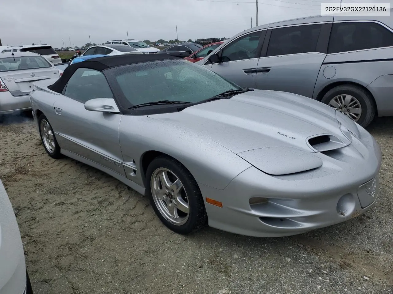 2002 Pontiac Firebird Trans Am VIN: 2G2FV32GX22126136 Lot: 74893254