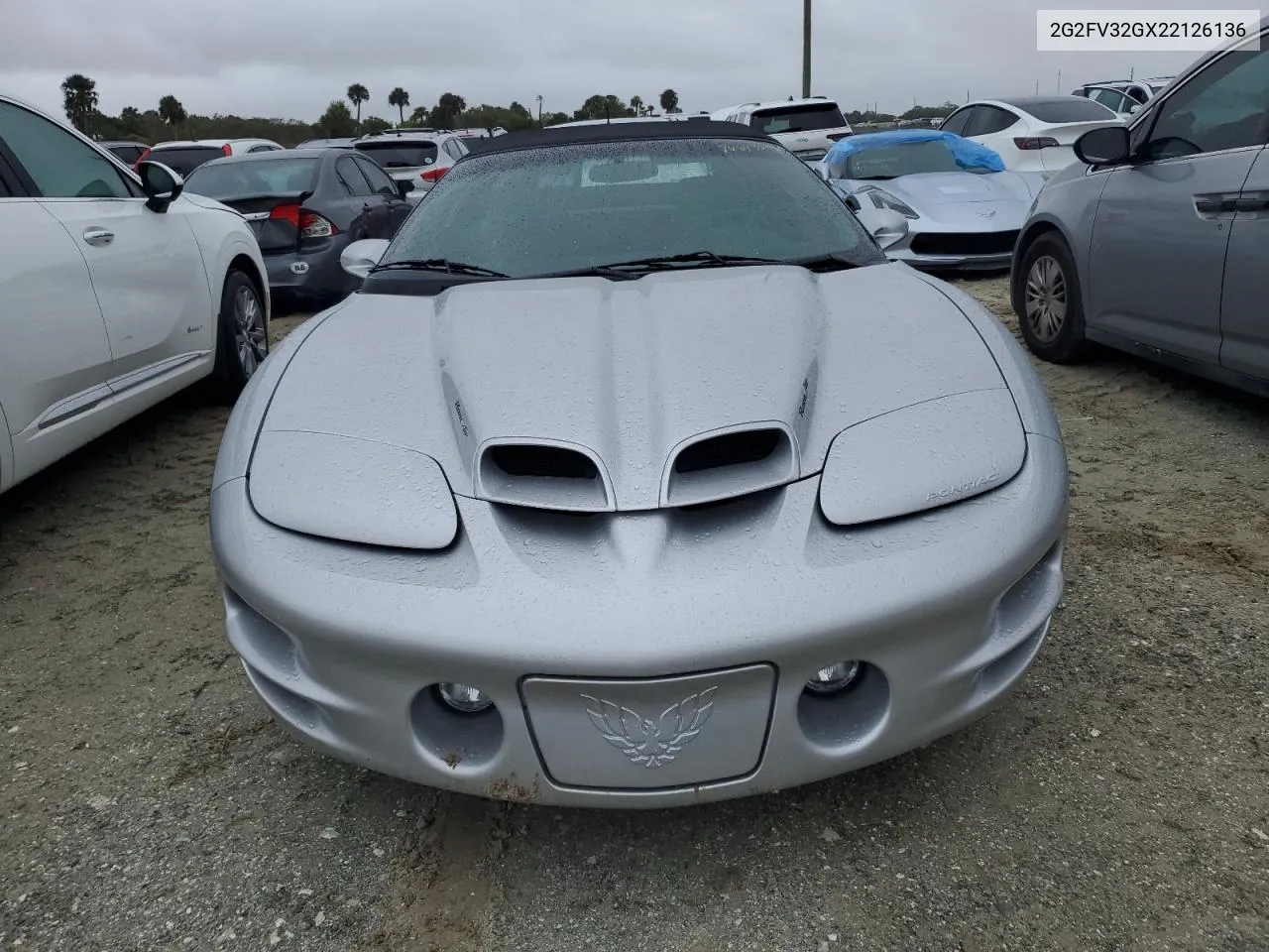 2002 Pontiac Firebird Trans Am VIN: 2G2FV32GX22126136 Lot: 74893254