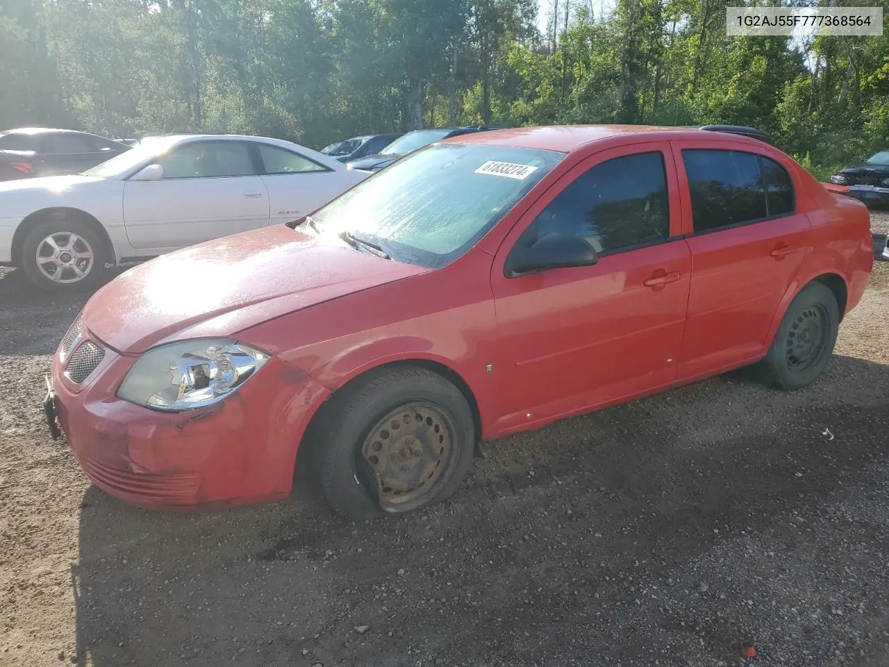 2007 Pontiac G5 VIN: 1G2AJ55F777368564 Lot: 61833274