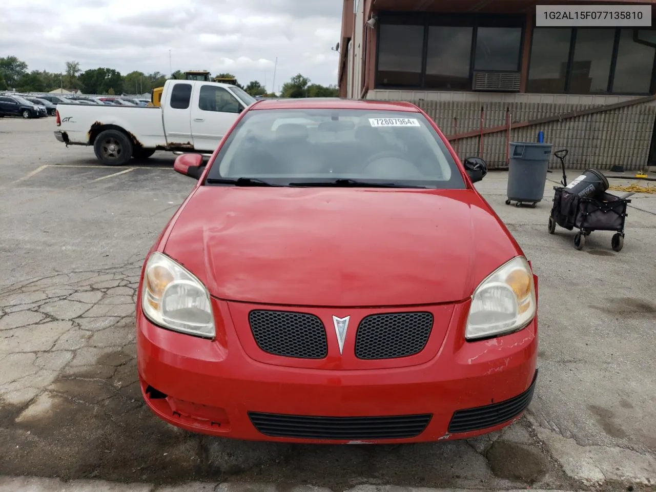 2007 Pontiac G5 VIN: 1G2AL15F077135810 Lot: 72807964