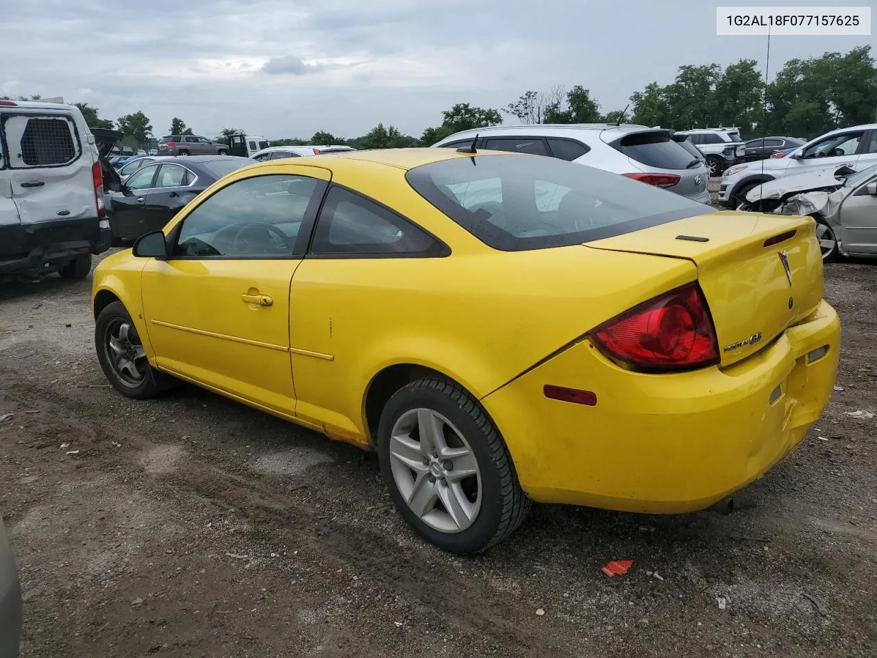 2007 Pontiac G5 VIN: 1G2AL18F077157625 Lot: 73058104