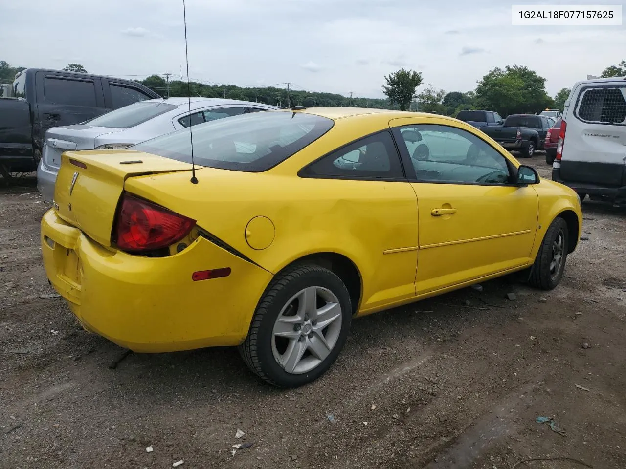 2007 Pontiac G5 VIN: 1G2AL18F077157625 Lot: 73058104