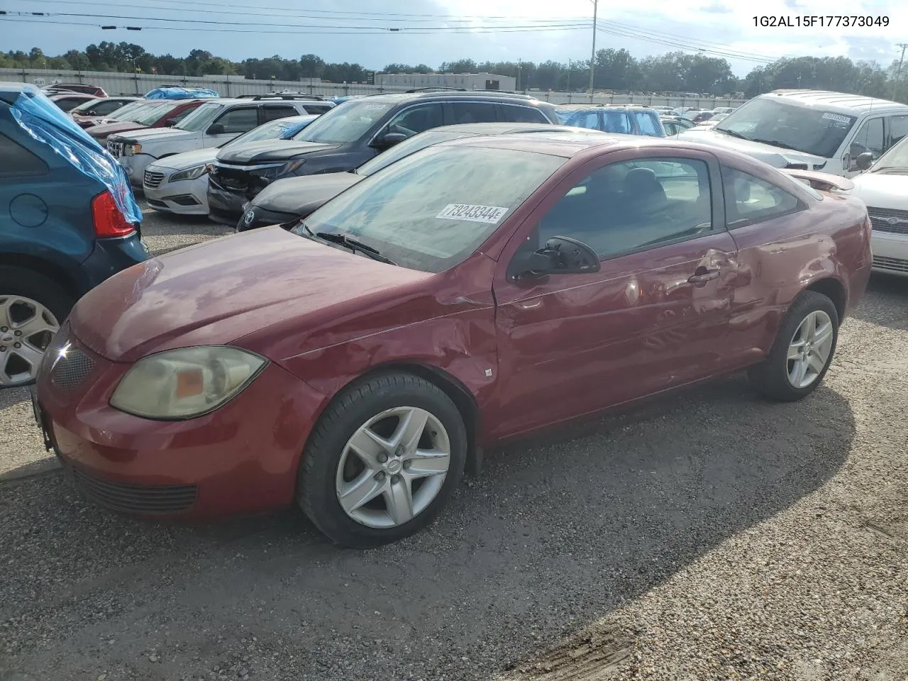 2007 Pontiac G5 VIN: 1G2AL15F177373049 Lot: 73243344