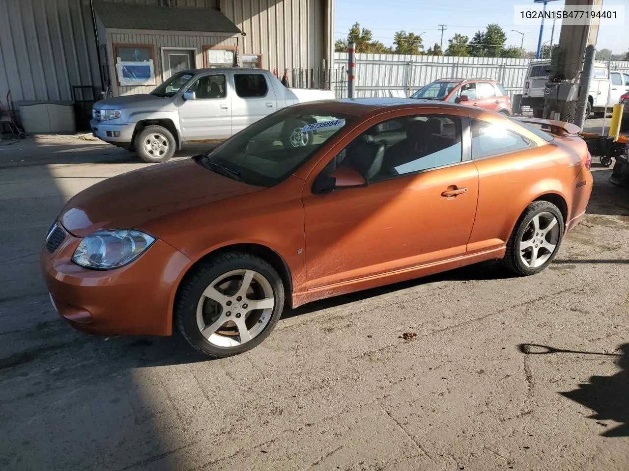 2007 Pontiac G5 Gt VIN: 1G2AN15B477194401 Lot: 76735864