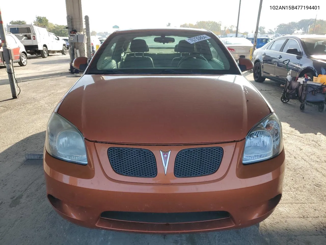 2007 Pontiac G5 Gt VIN: 1G2AN15B477194401 Lot: 76735864