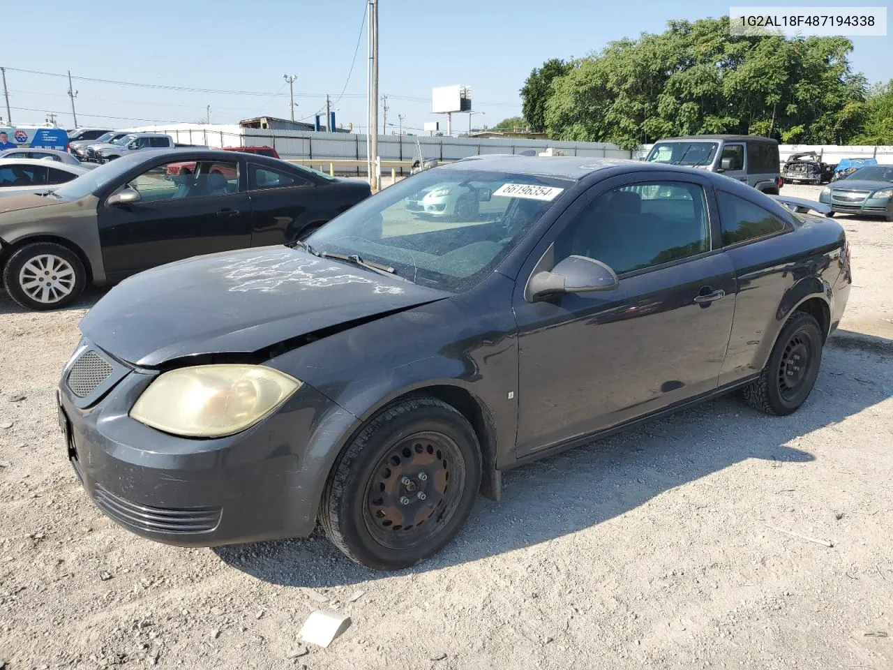 2008 Pontiac G5 VIN: 1G2AL18F487194338 Lot: 66196354