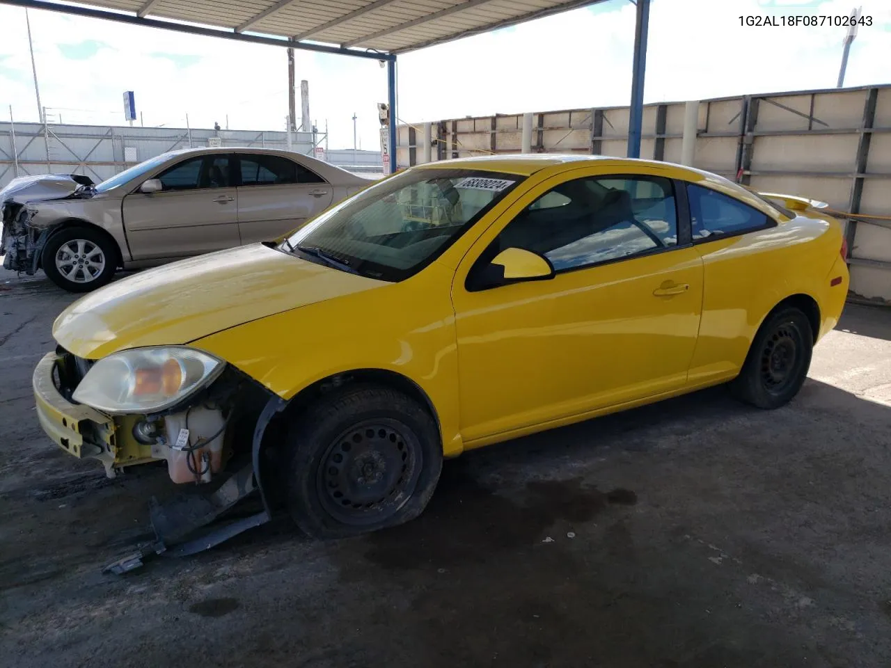 2008 Pontiac G5 VIN: 1G2AL18F087102643 Lot: 68309224