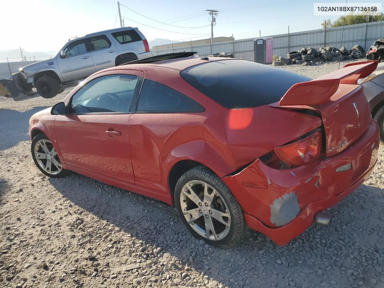 2008 Pontiac G5 Gt VIN: 1G2AN18BX87136158 Lot: 69462594