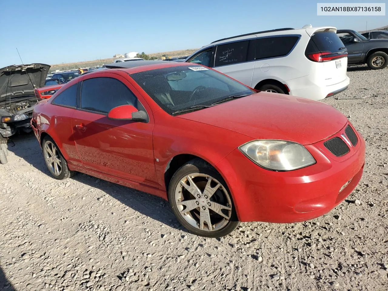 2008 Pontiac G5 Gt VIN: 1G2AN18BX87136158 Lot: 69462594