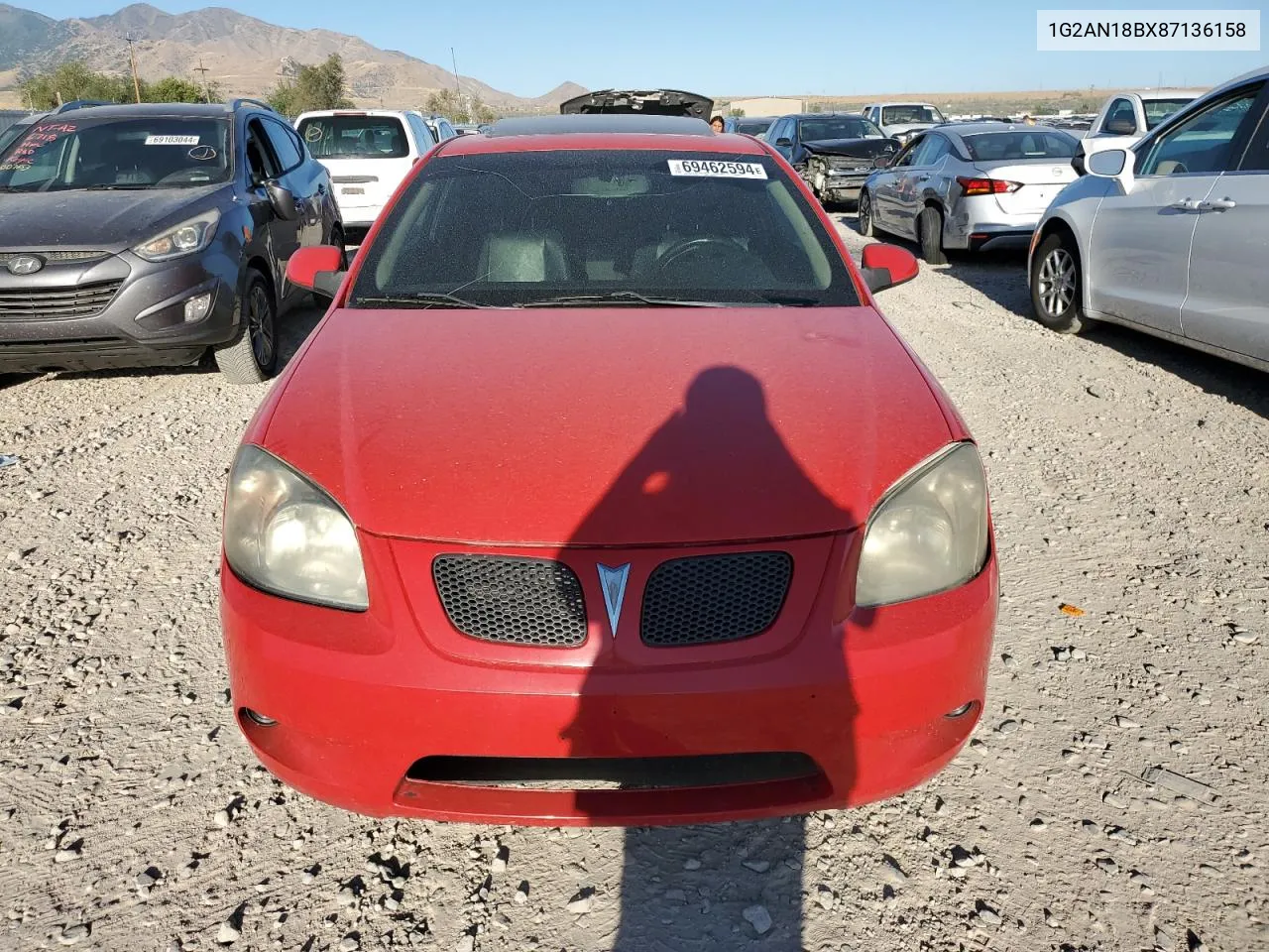 2008 Pontiac G5 Gt VIN: 1G2AN18BX87136158 Lot: 69462594