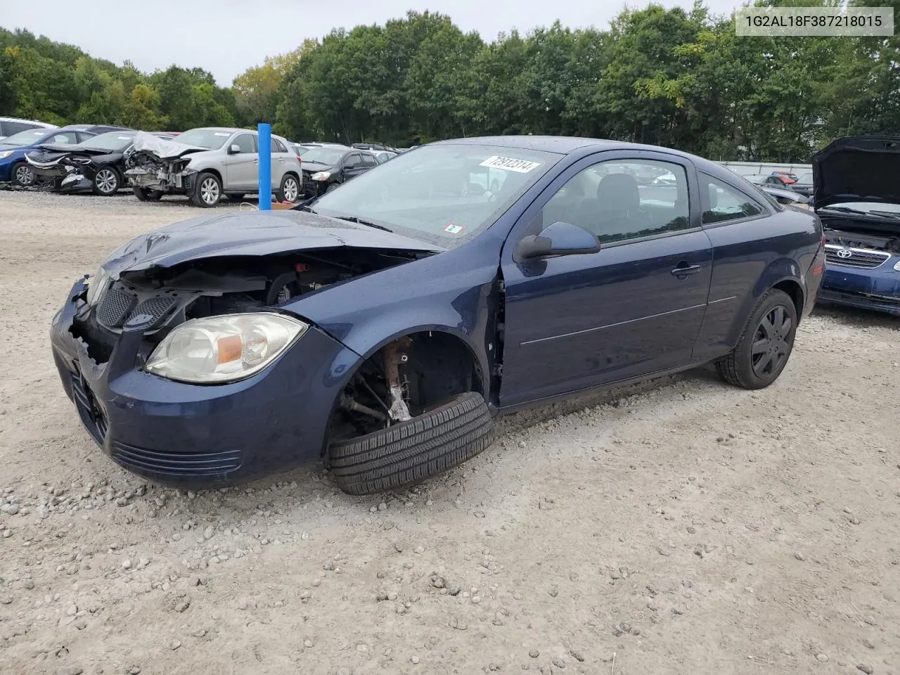 2008 Pontiac G5 VIN: 1G2AL18F387218015 Lot: 72912314