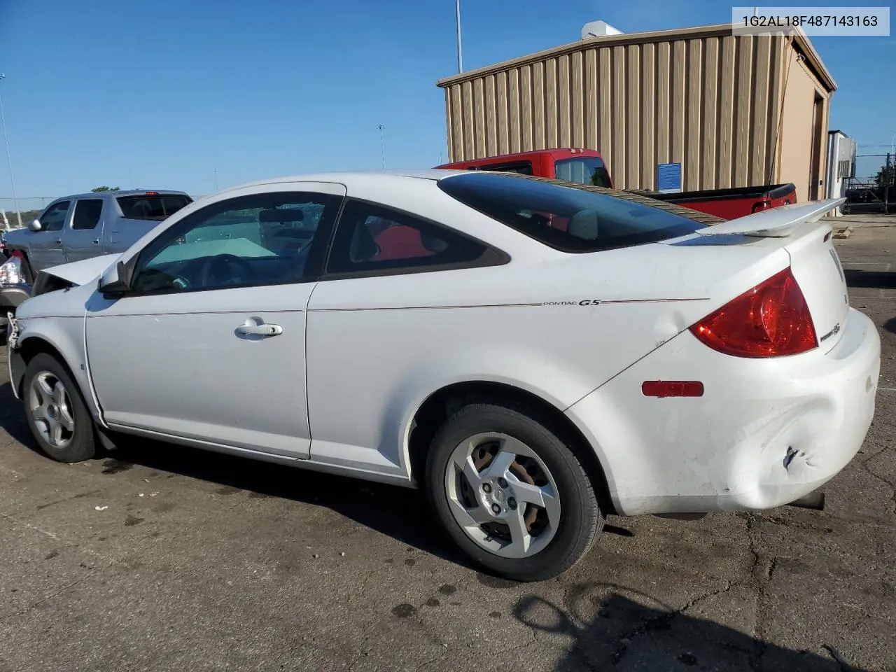 2008 Pontiac G5 VIN: 1G2AL18F487143163 Lot: 73849794