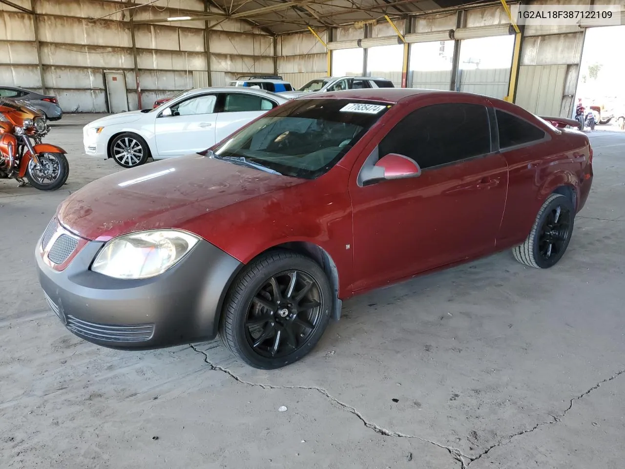 2008 Pontiac G5 VIN: 1G2AL18F387122109 Lot: 77635474