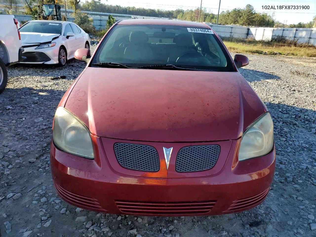 2008 Pontiac G5 VIN: 1G2AL18FX87331900 Lot: 80374064