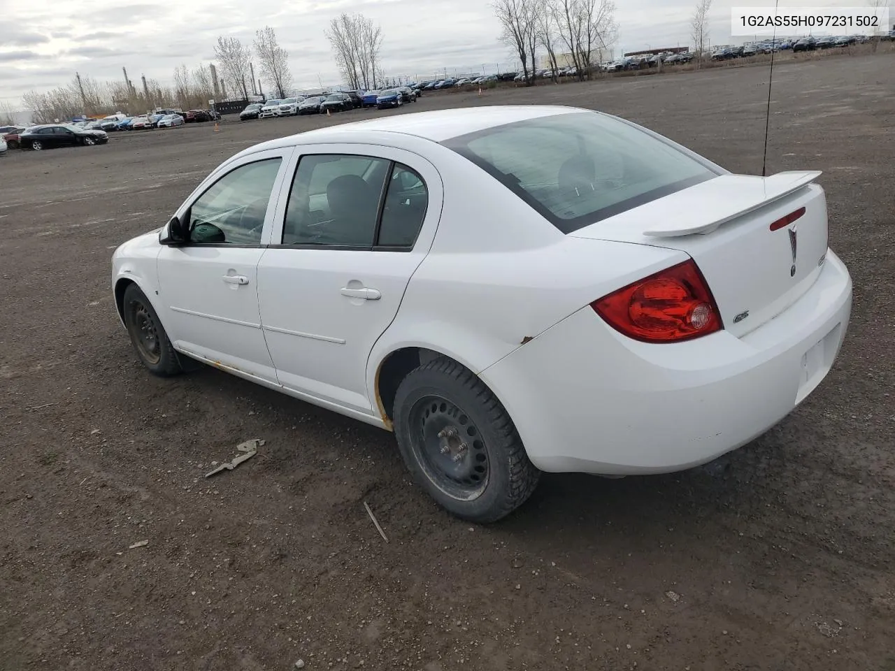 2009 Pontiac G5 Se VIN: 1G2AS55H097231502 Lot: 52418654