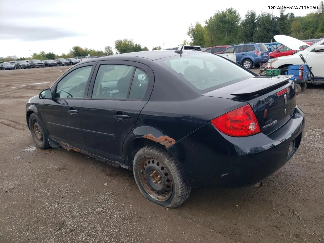 2010 Pontiac G5 Se VIN: 1G2AD5F52A7115060 Lot: 72464784