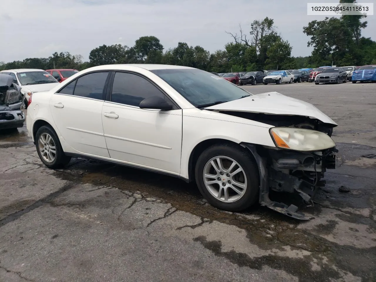 2005 Pontiac G6 VIN: 1G2ZG528454115613 Lot: 69836654