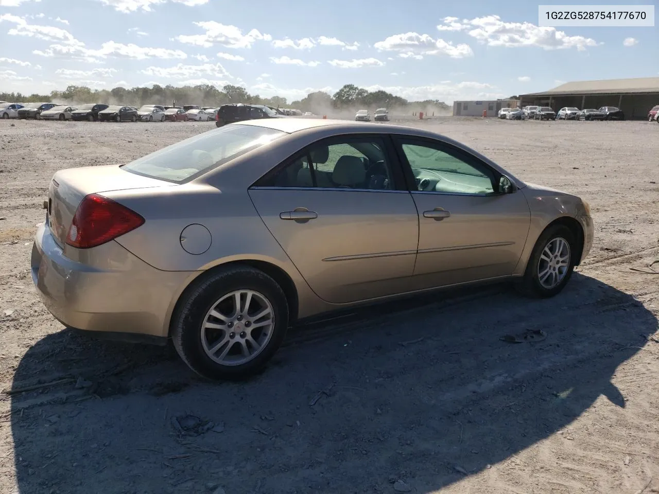 1G2ZG528754177670 2005 Pontiac G6