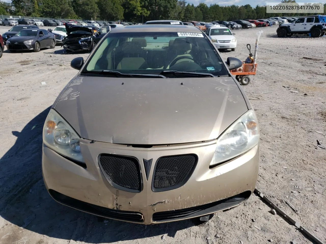 1G2ZG528754177670 2005 Pontiac G6