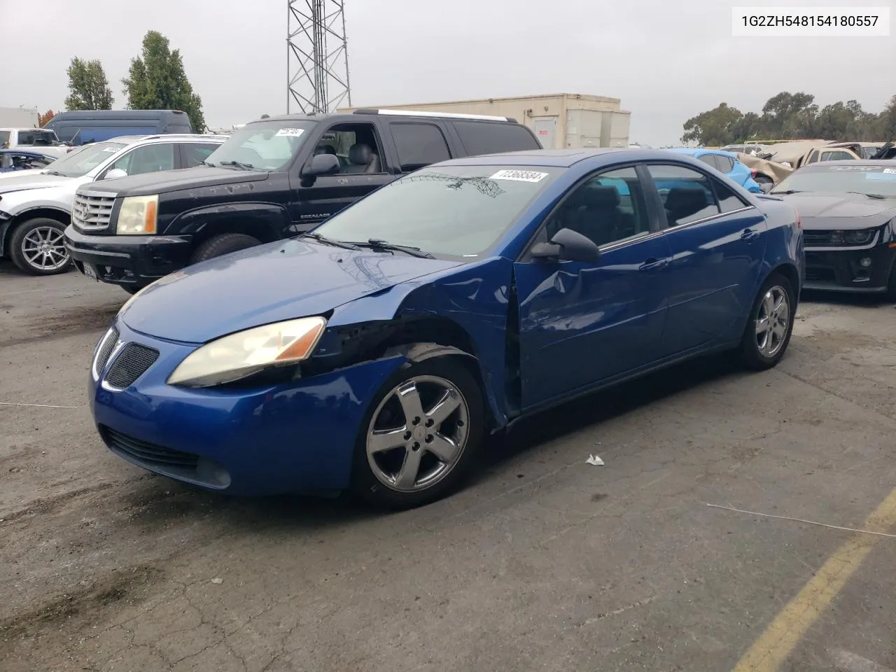 2005 Pontiac G6 Gt VIN: 1G2ZH548154180557 Lot: 72368584