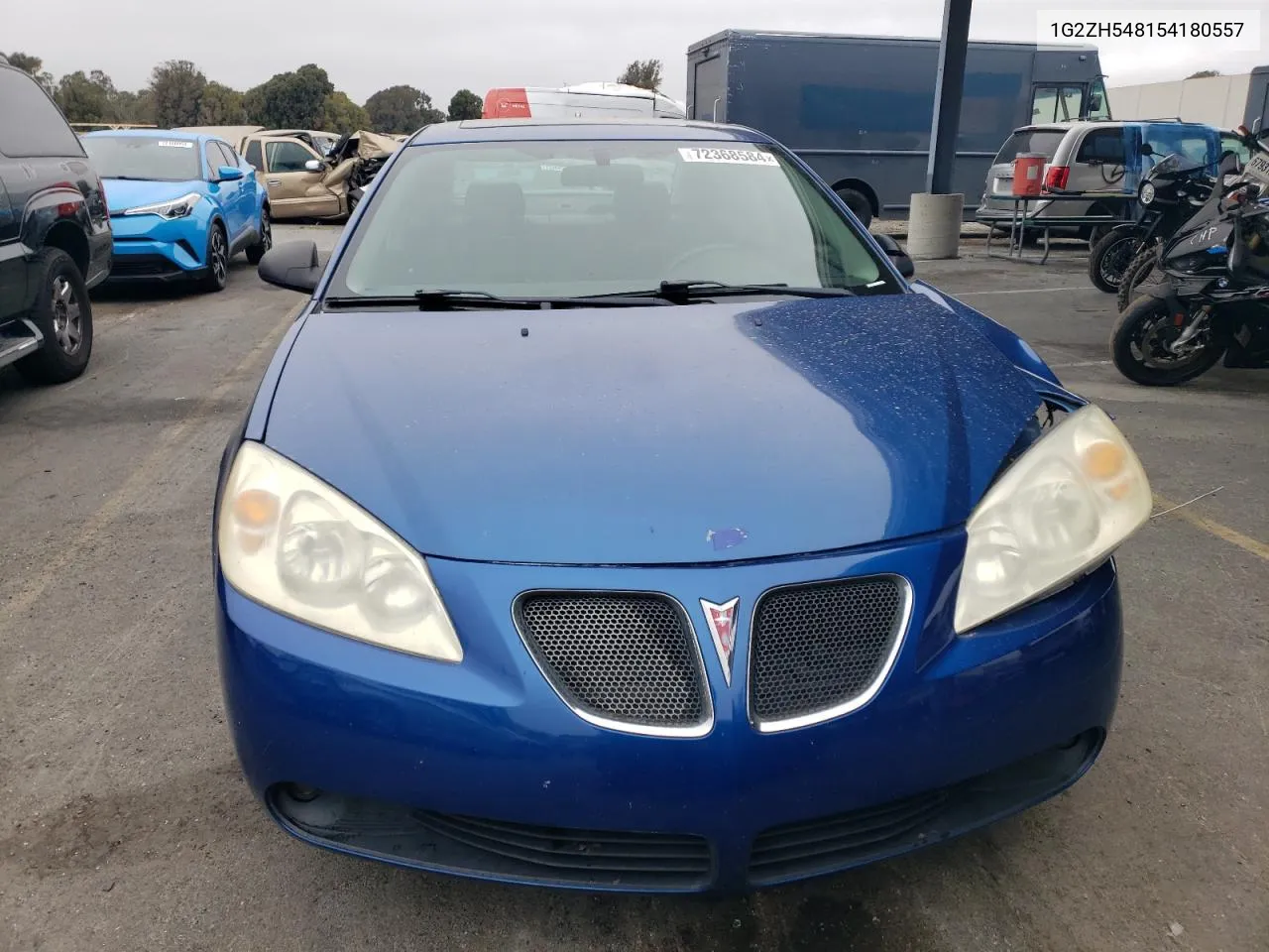 2005 Pontiac G6 Gt VIN: 1G2ZH548154180557 Lot: 72368584