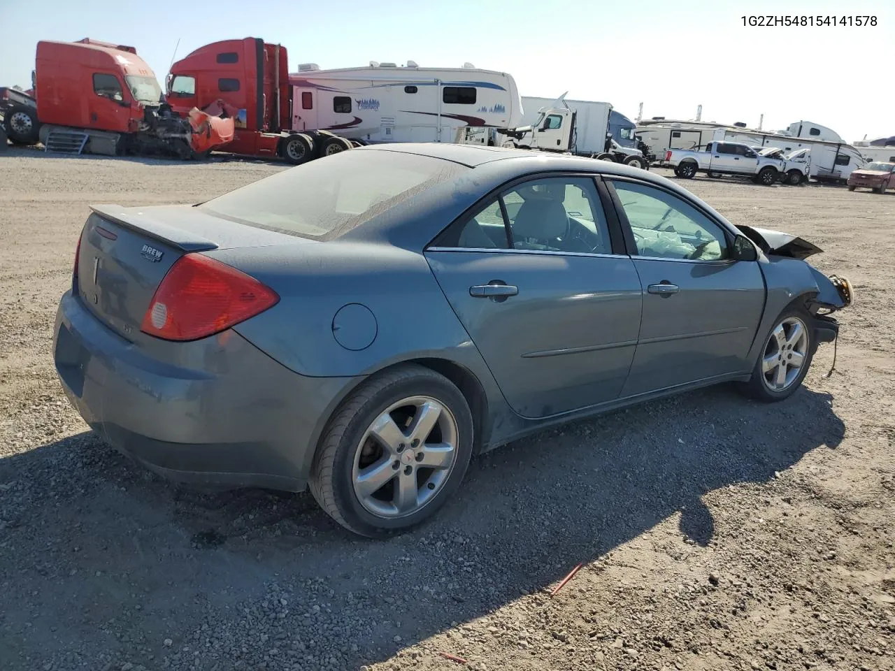 2005 Pontiac G6 Gt VIN: 1G2ZH548154141578 Lot: 73600534